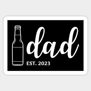 Dad With Beer Bottle Sticker